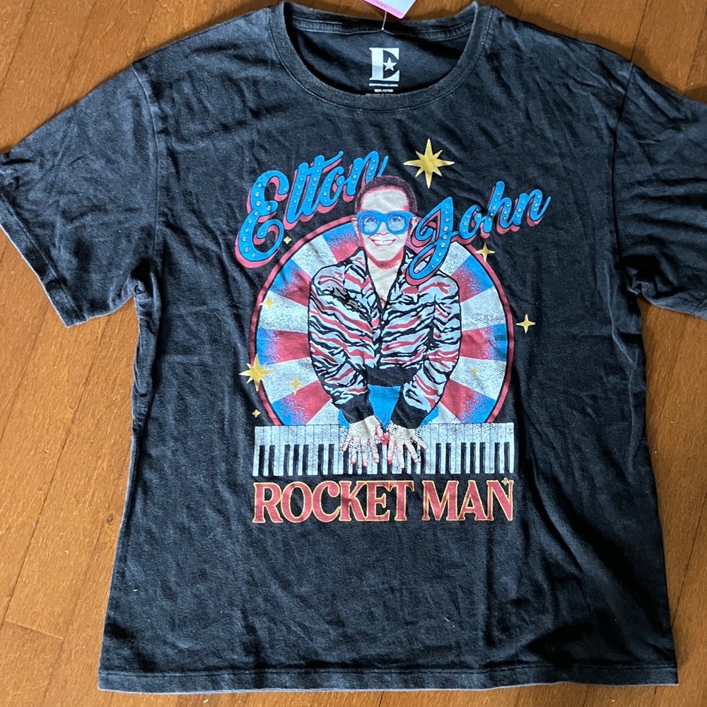 Elton John Rocket Man Graphic T-Shirt